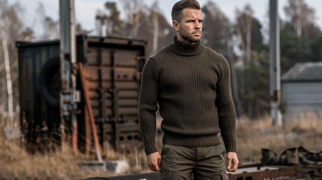 High neck sweaters - GoMilitar