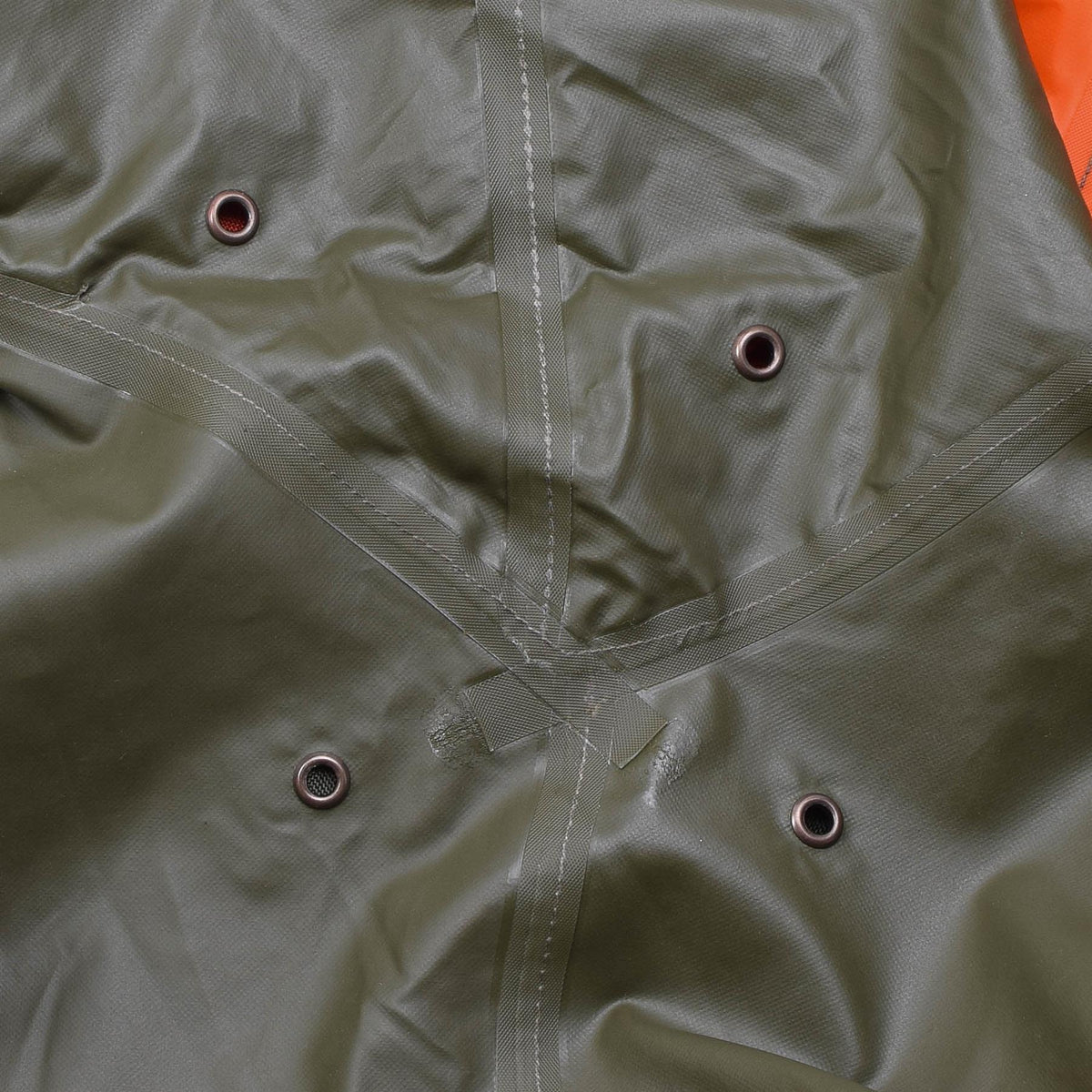 Veste de pluie imperméable originale de la Protection Civile Suisse Manteau Long Olive
