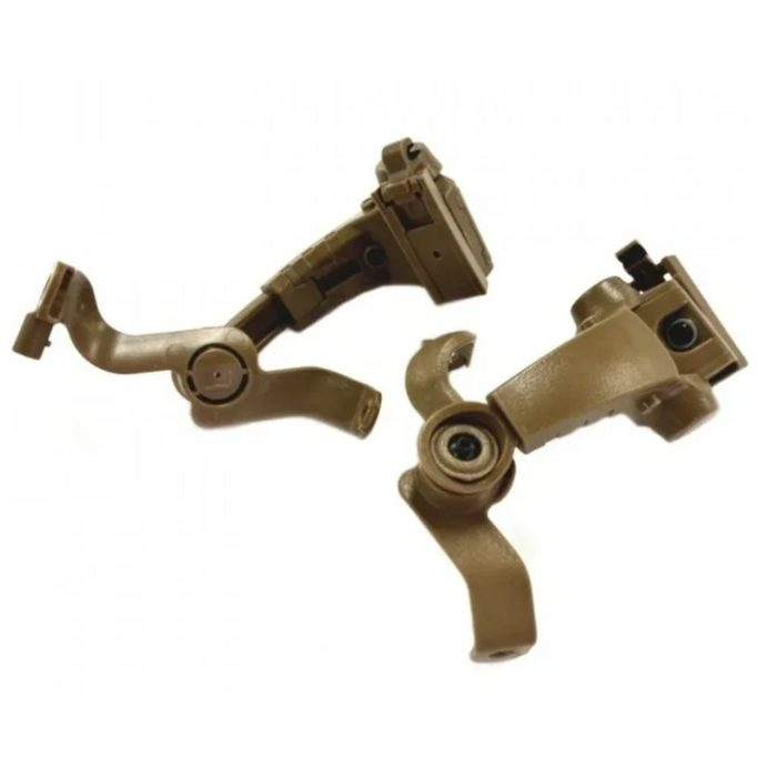 EARMOR M16A ARC Helmschienenadapter PLUS-Serie Gehörschutz Coyote Brown