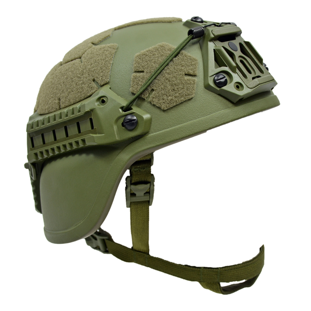 Casque balistique moderne à coupe complète Šestan-Busch BK-ACH niveau IIIA Rails latéraux NVG