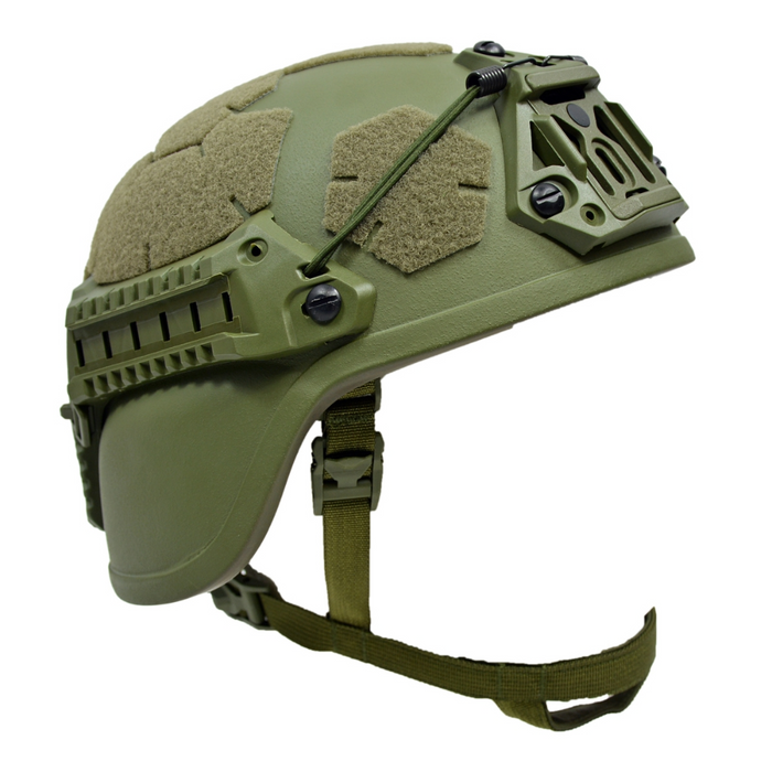 Casque balistique moderne à coupe complète Šestan-Busch BK-ACH niveau IIIA Rails latéraux NVG