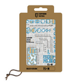 Ecopybook Tactique TS+M A6 Ensemble de règles de carte OTAN Bordure bleue en polymère flexible