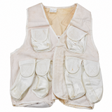 Gilet tactique militaire turc Original, multi-poches, utilitaire de terrain, blanc