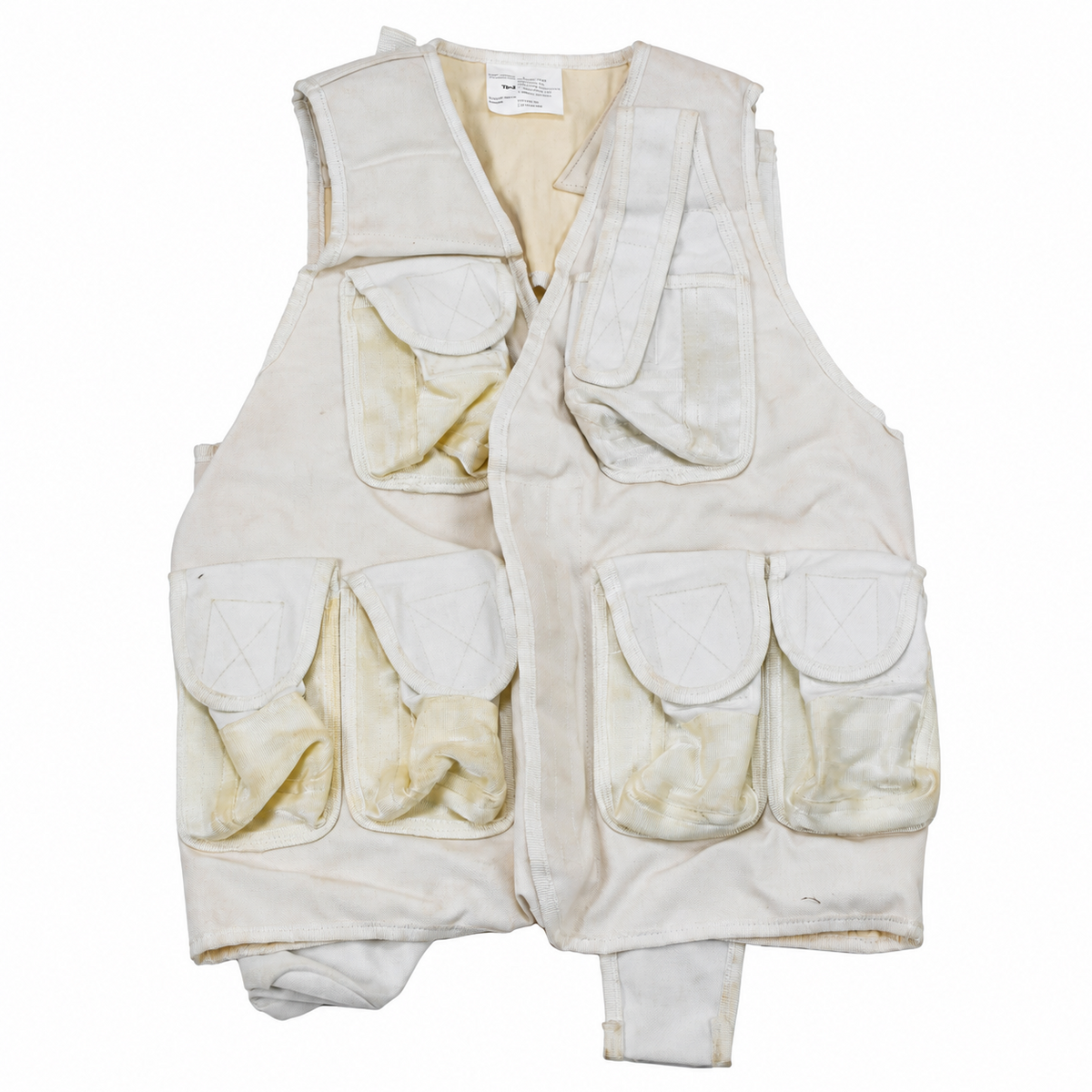 Gilet tactique militaire turc Original, multi-poches, utilitaire de terrain, blanc