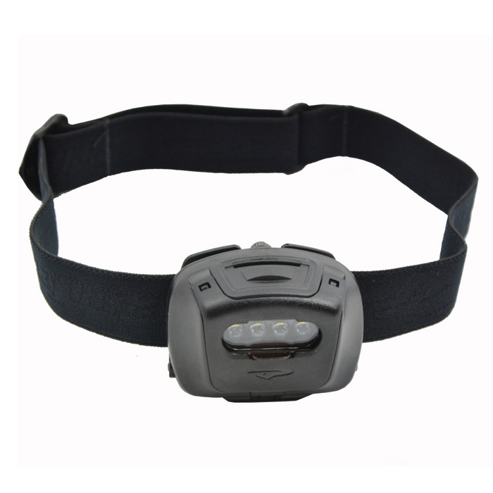 Princeton-Tec Quad Tactical MPLS Multicolor Headlamp 78 Lumens IPX7 Black
