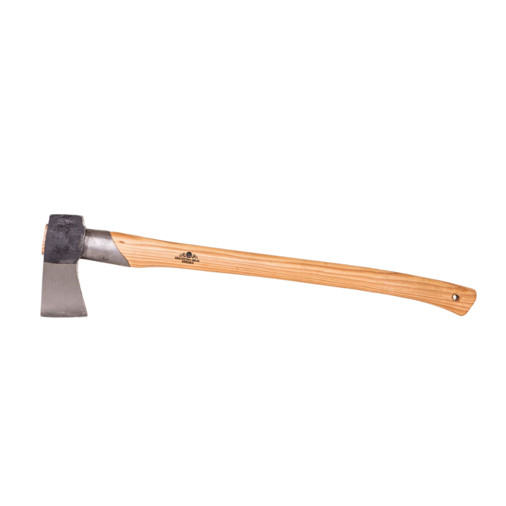Gransfors Bruk 442 Splitting Axe 70 cm Curved Handle Carbon Steel Head Hickory