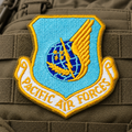 Patch PACAF des forces aériennes militaires américaines d'origine, insignes en surplus de l'armée