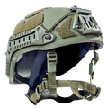 Casque balistique moderne Šestan-Busch BK-ACH-HC Rails latéraux coupe haute niveau IIIA