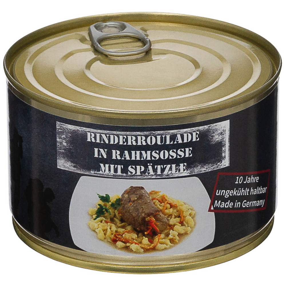 MFH Rinderroulade Nudeln Dosenmehl 400g Langlebige Notnahrung Deutschland