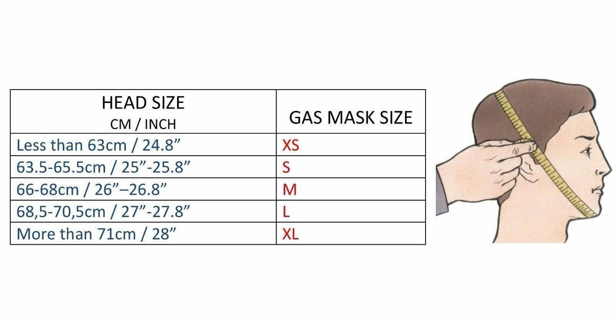 Maschera antigas GP-4 originale sovietica, kit militare vintage in eccedenza degli anni '60, in gomma grigia