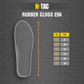 M-TAC EVA Sabots Ajustement Léger Chaussures de Camping en Plein Air Sangle de Talon Olive