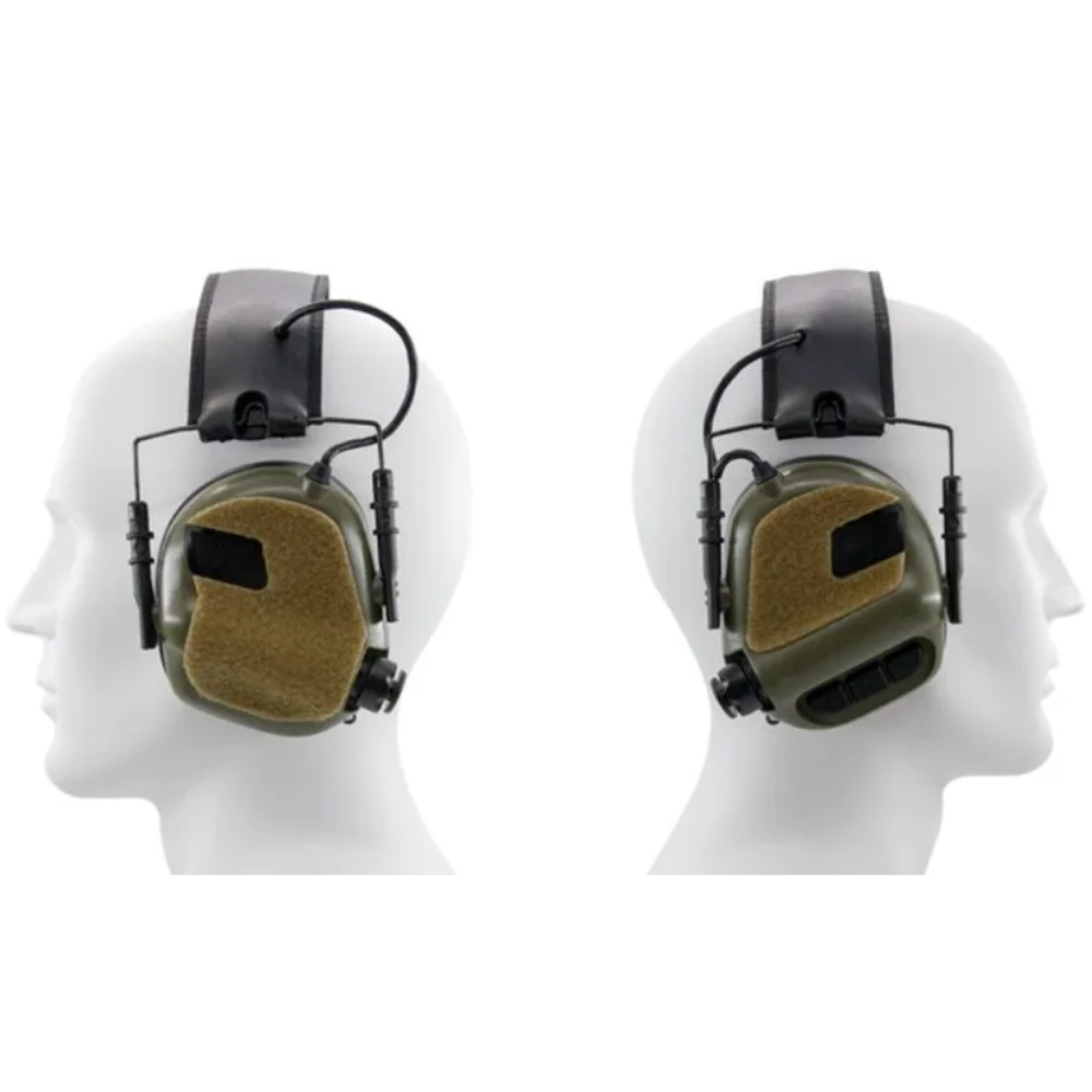 EARMOR S14 ensemble de patchs crochets et boucles de remplacement casques M31 M32 noir