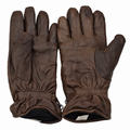 Gants en cuir militaires britanniques originaux MK II, doublure de Combat marron