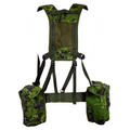 Ensemble de sangles militaires danois originales M/96 CQC, 6 pièces réglables, camouflage M84