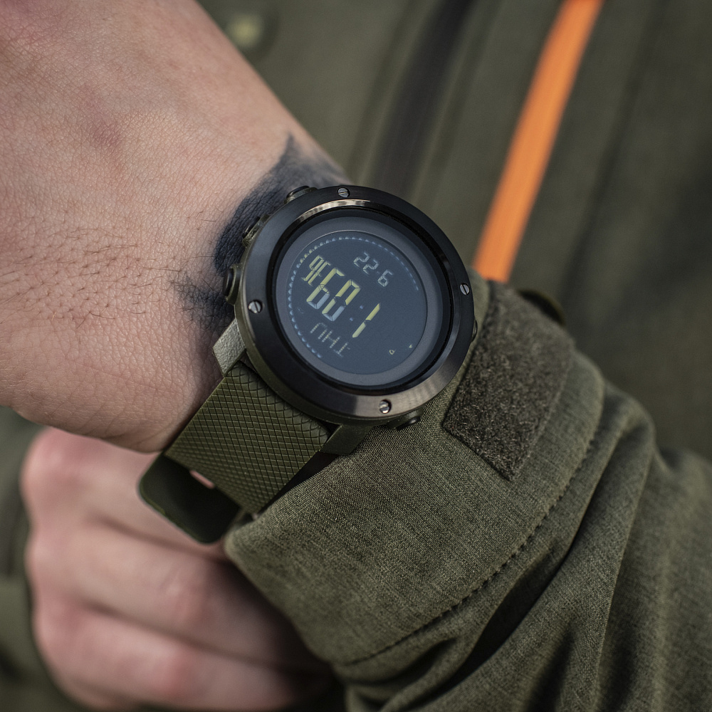 M-TAC Multifunktionale Taktische Uhr Kompass Höhenmesser Barometer Outdoor