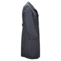 Manteau long à double boutonnage militaire original de la Bundeswehr allemande gris