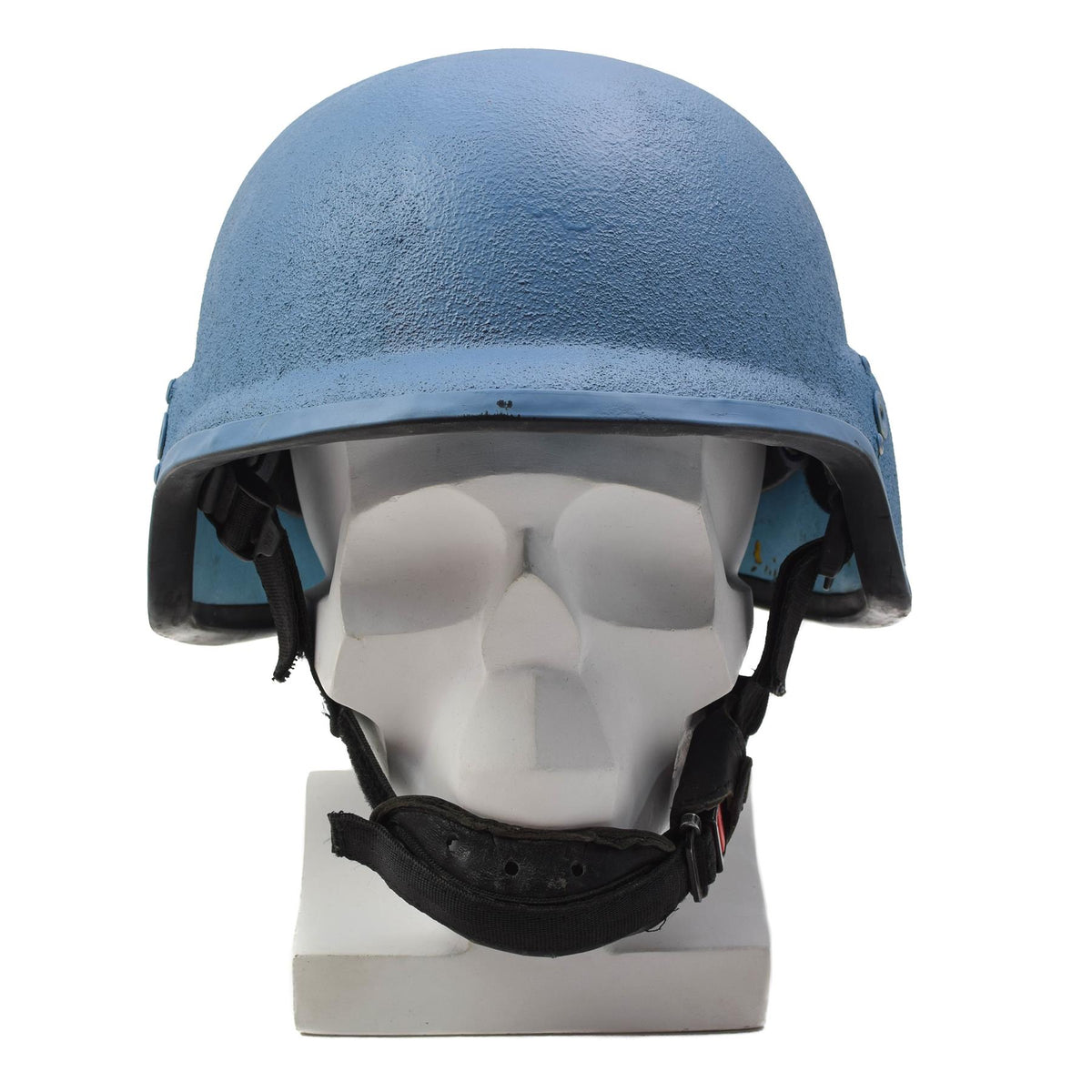 Casco militare tedesco originale in Kevlar, copricapo in eccedenza, da collezione, blu ONU
