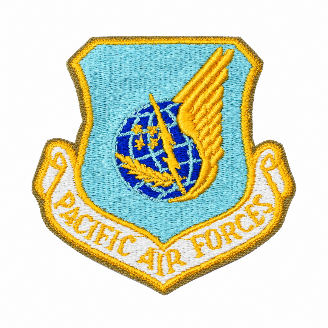 Patch PACAF des forces aériennes militaires américaines d'origine, insignes en surplus de l'armée
