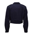 Original French Army M47 IKE Jacket Wool Button Fastening Vintage Blue