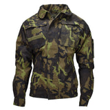 Veste de combat militaire tchèque originale en polycoton VZ95 camouflage