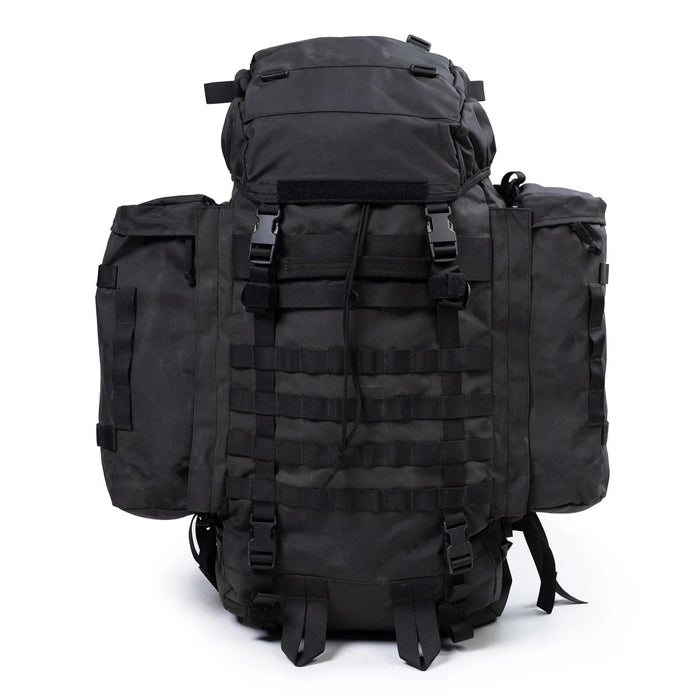 Original Dutch Military 40+20L Grand sac à dos de randonnée et de camping Noir