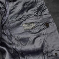 Cappotto doppiopetto in lana originale dell'esercito olandese blu