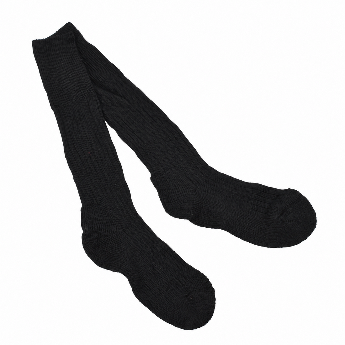Original British Military Chaussettes d'hiver chaudes en tricot côtelé EU 39–40 Noir