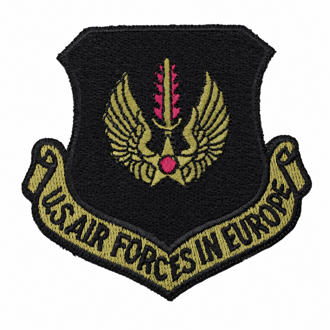 Original USAFE US Air Forces in Europe Patch, bestickte Sammlerabzeichen