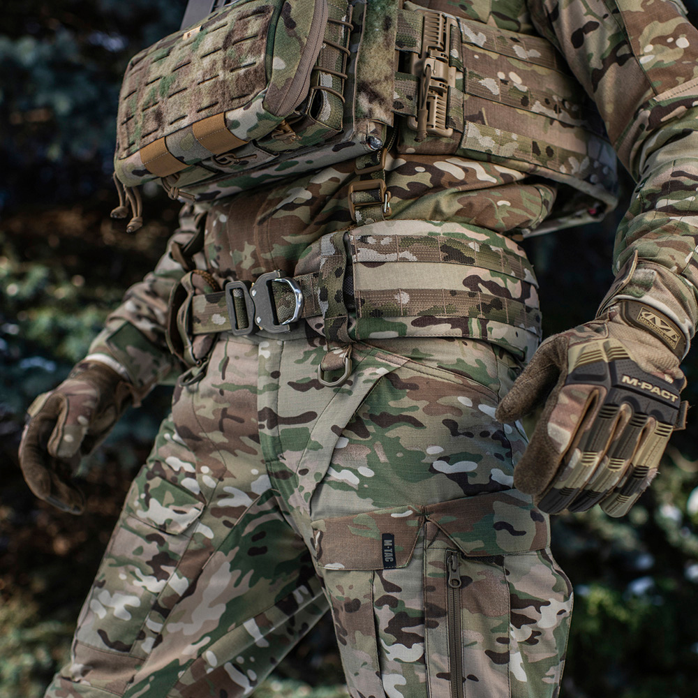 Ceinture de guerre tactique M-TAC ARMOR Tegris, anneau en D Cobra Cordura 500D Multicam