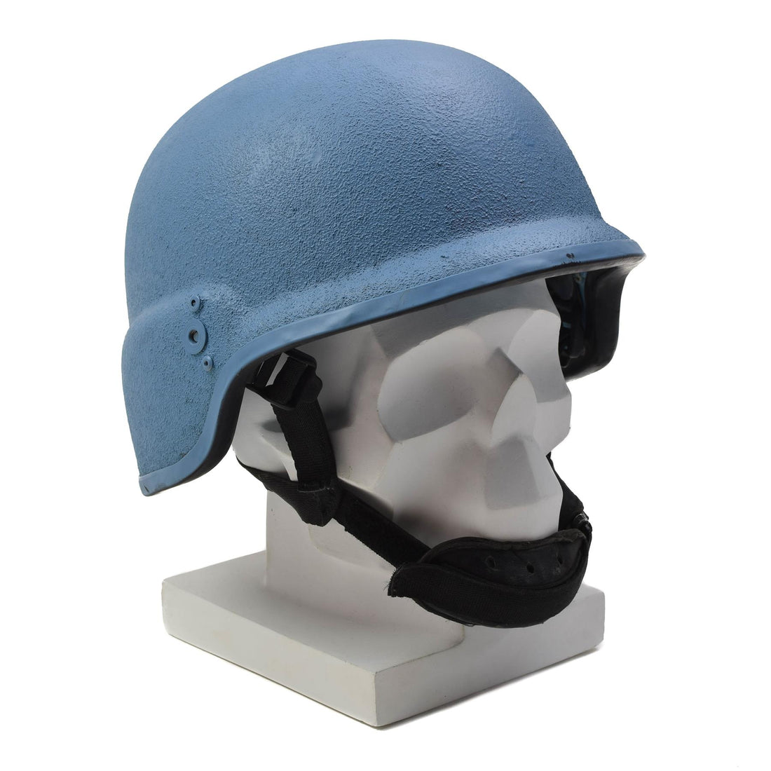 Casco militare tedesco originale in Kevlar, copricapo in eccedenza, da collezione, blu ONU