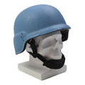 Casco militare tedesco originale in Kevlar, copricapo in eccedenza, da collezione, blu ONU