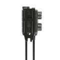 Adattatore doppio PTT Earmor Kenwood Baofeng Cuffie tattiche cablate a 2 pin nere