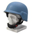 Casco militare tedesco originale in Kevlar, copricapo in eccedenza, da collezione, blu ONU