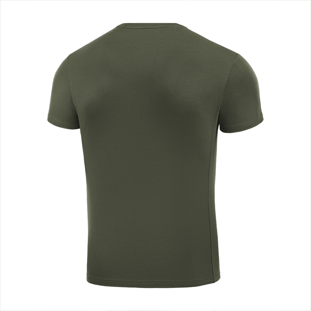 M-Tac 93/7 Sommer-T-Shirt mit bequemer Passform, leichte Stretch-Baumwolle, Armeeoliv