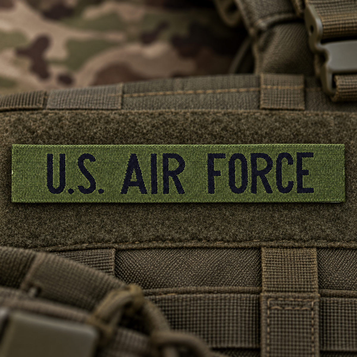 Original U.S. Military Air Force Chest Tape Patch Insignia Army Surplus