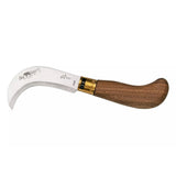 Antonini Old Bear Klappmesser, 9,5 cm, Griff aus Edelstahl, Walnussholz