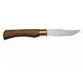 Antonini Old Bear Taschenmesser, 10 cm Carbon-C67-Klinge, Griff aus Walnussholz