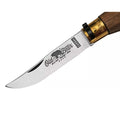 Antonini Old Bear Taschenmesser, 10 cm Carbon-C67-Klinge, Griff aus Walnussholz