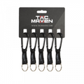 TAC MAVEN Moschettoni in alluminio da 6 mm Confezione da 5 clip per chiavi da esterno Attrezzatura da campeggio