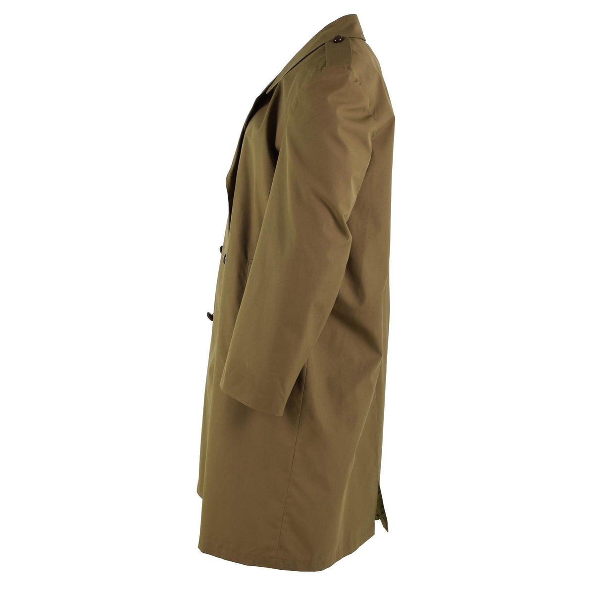 Trench-coat formel original de l'armée néerlandaise, manteau d'officier de surplus militaire marron NOUVEAU