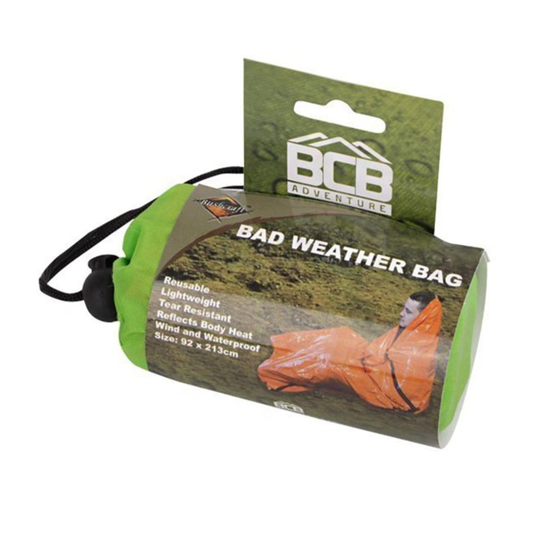 BCB Emergency Body Body Body Body Waterproproof Arance a rollio leggero