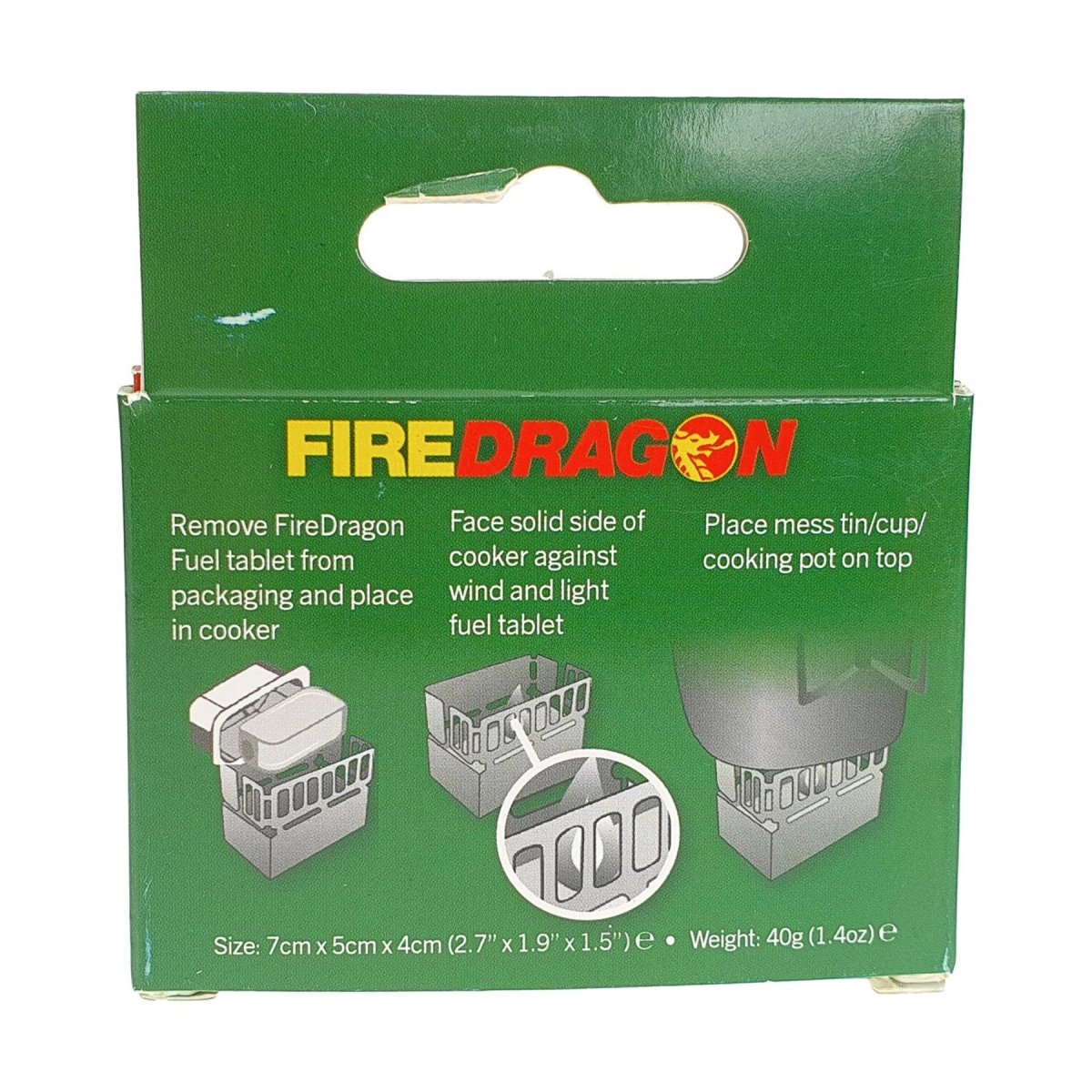 BCB FireDragon Mini Cooker MK2 réchaud de randonnée de camping en aluminium robuste pour l'extérieur