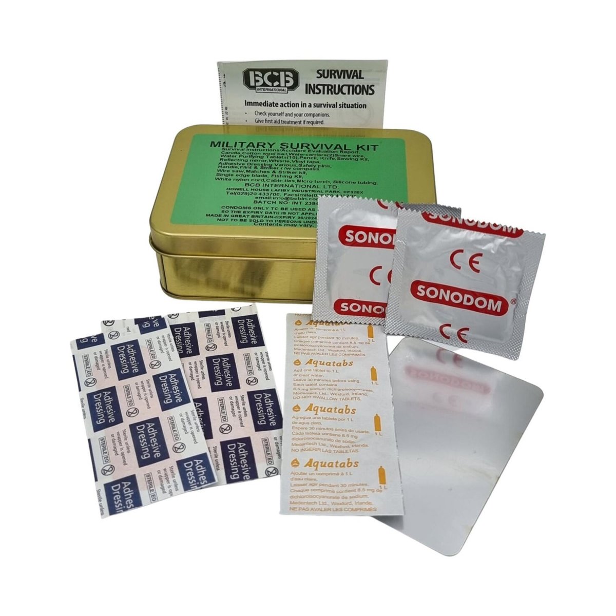 Kit di sopravvivenza militare BCB Camping Cavalking Hunting Emergency Rescue Essentials