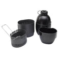 BCB MK2 Crusader 4tlg Kochset Aluminium Feldflasche Becher Tassenkocher Kompaktes Wandern