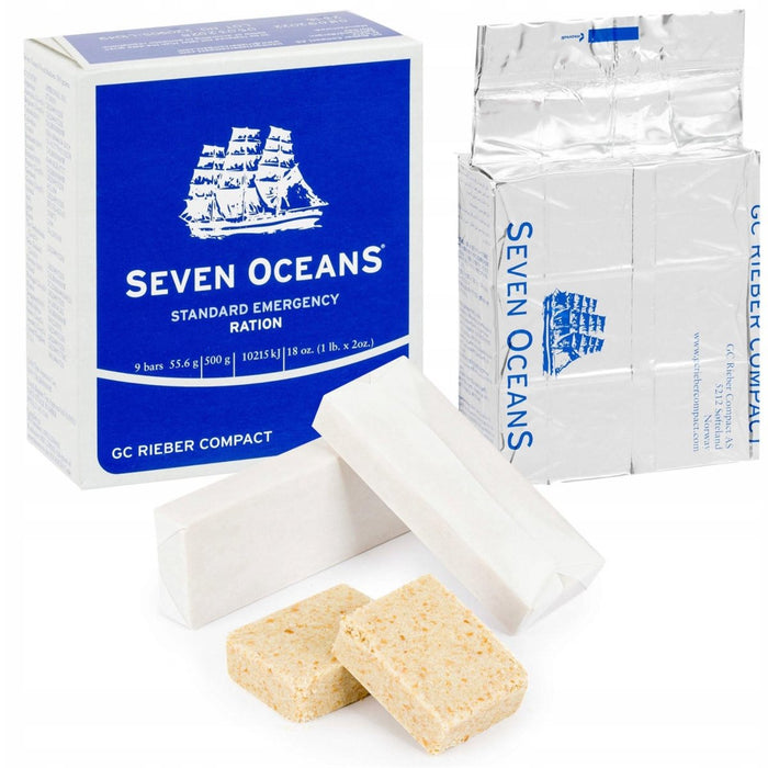 BCB Seven oceans biscotto razione alimentare di emergenza pasto sopravvivenza escursionismo prepper 2 pezzi - GoMilitar