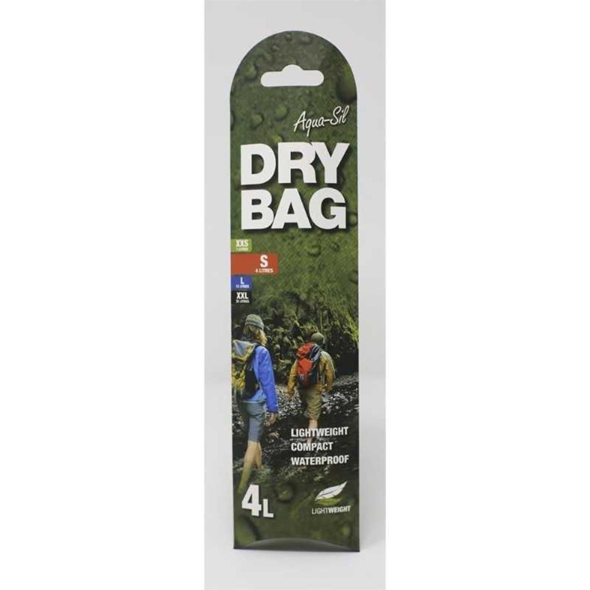BCB ultralight durable waterproof gear bag roll-top navy blue 4 liters dry bag