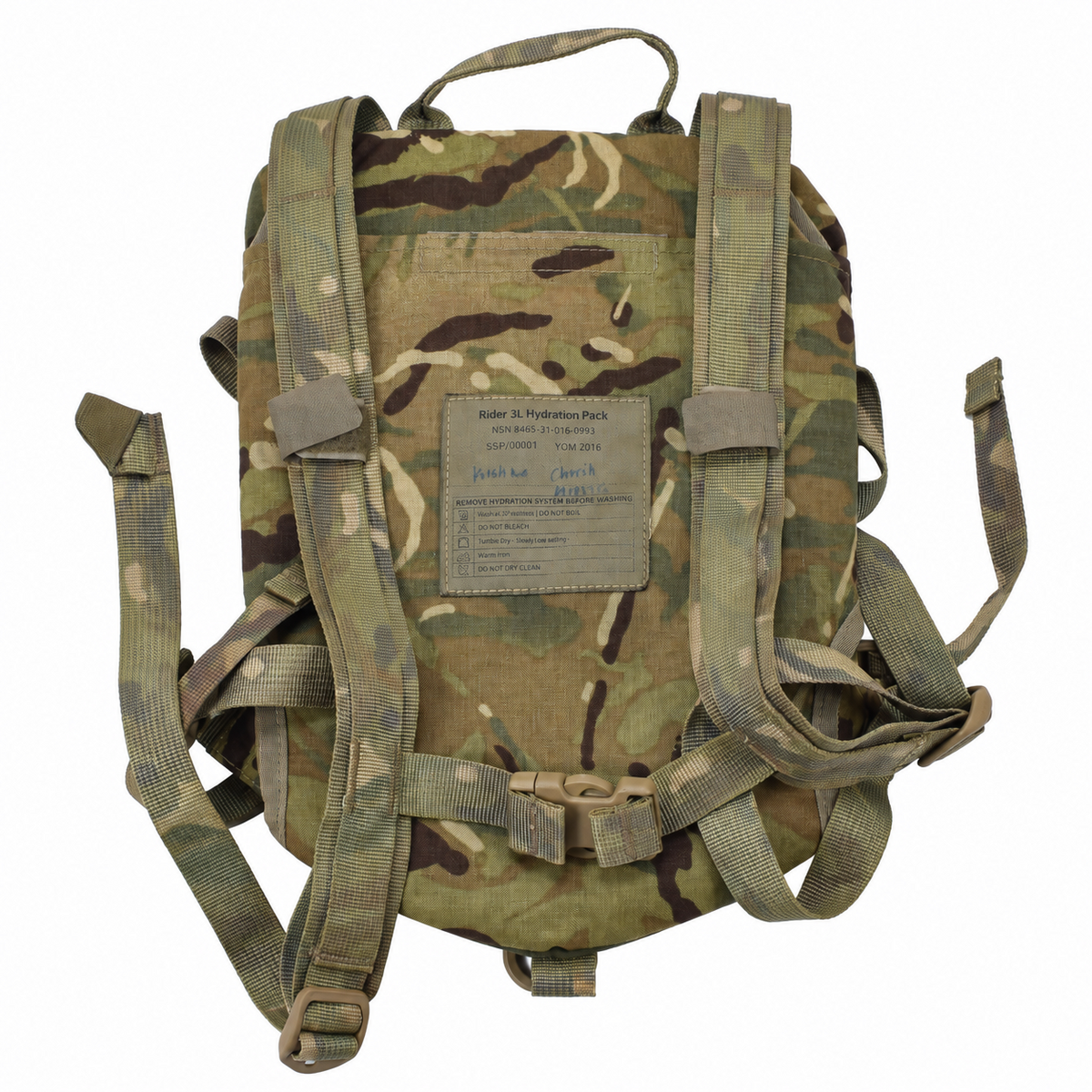 Original Israeli Military 3L Hydration Pack Rider TPU Bladder MTP Camo