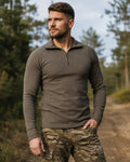 BLOCHL Brand Miale in stile militare magliette thermal High Neck Shirts Nuovi