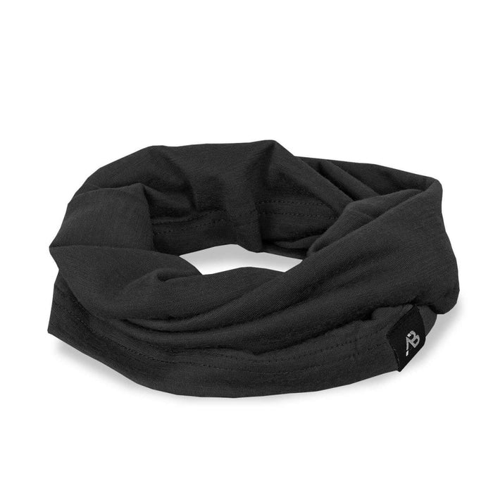 Blochl Brand Sciarpa multifunzionale al collo in lana merino stile militare bandana nera NOVITÀ - GoMilitar