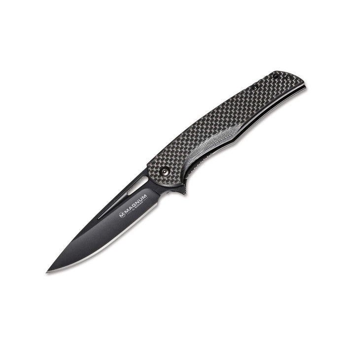 BOKER Black Carbon Klapptaschenmesser 440A Edelstahl-Kohlefasergriff - GoMilitar